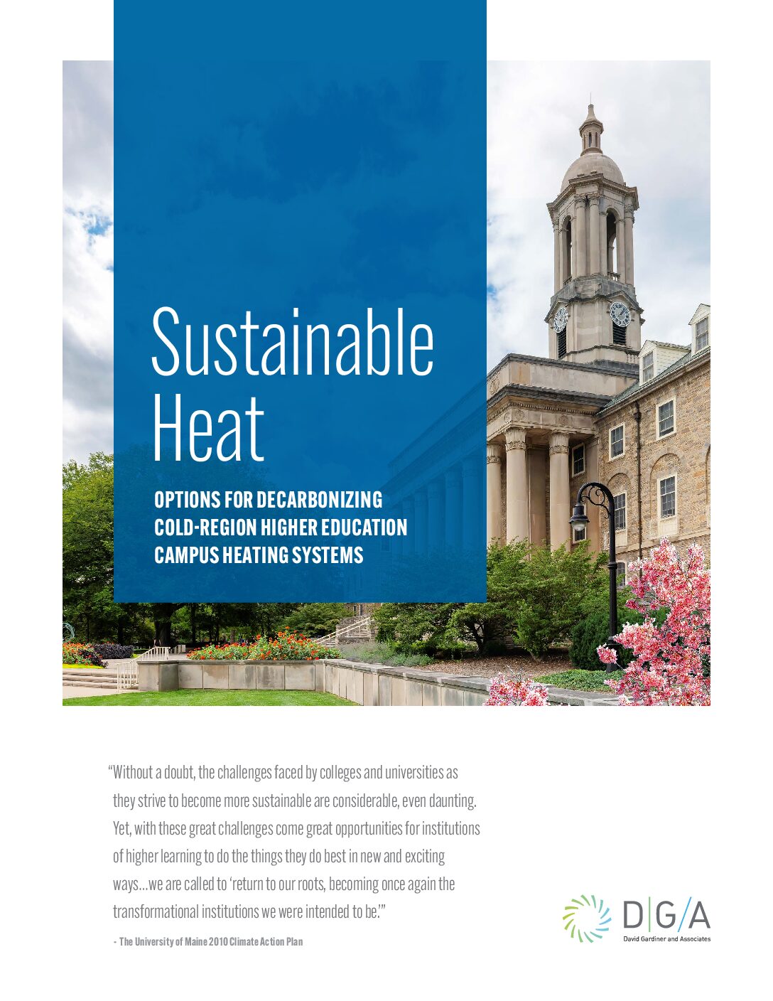 Sustainable Heat: Options for Decarbonizing Cold-Region Higher Education Campus Heating Systems
